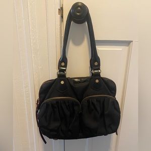 M Wallace Baby Jane Nylon Shoulder Bag